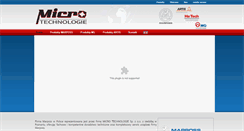 Desktop Screenshot of microtechnologie.pl