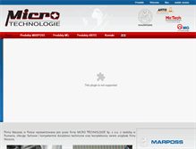 Tablet Screenshot of microtechnologie.pl